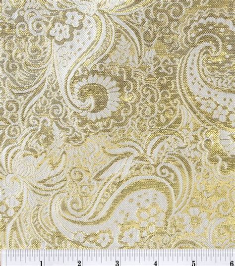 metallic brocade fabric by the yard|brocade fabric joann.